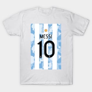 Messi Tribute - Argentina Soccer Lionel Football Sport -  Messi World Cup Champion Barca Madrid Sport Tribute T-Shirt